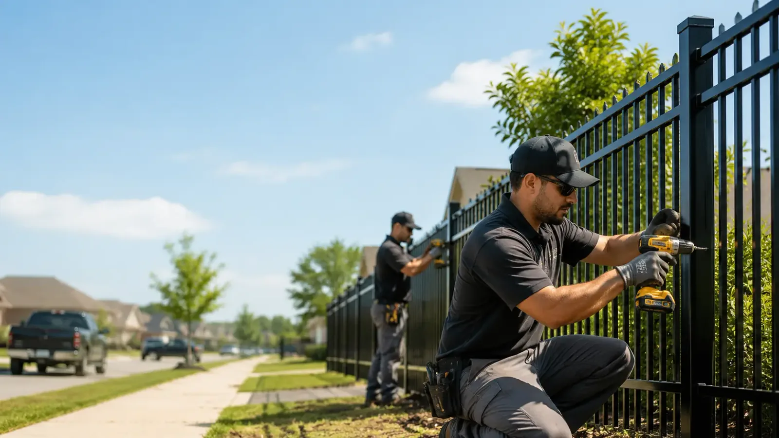 Metal Fence Installation in Camp Hill, AL